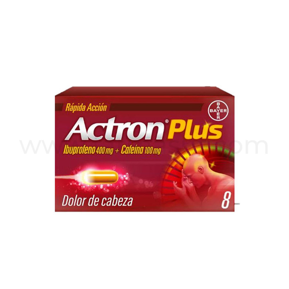 Actron Plus Ibuprofeno Mg Cafe Na Mg C Psulas Blandas X