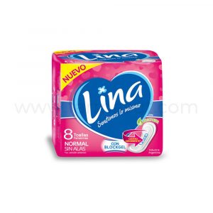 Toallitas Femeninas Normal Sin Alas x 8 u - Imagen 1