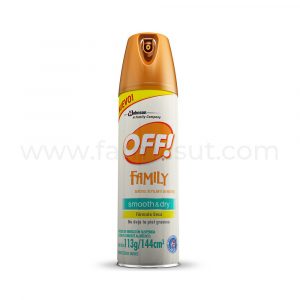 Repelente AerosolOff Family Smooth & Dry 113 gr - Imagen 1