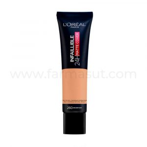 Base Maquillaje Loreal Infalible Matte Cover Soleil 260 - Imagen 1